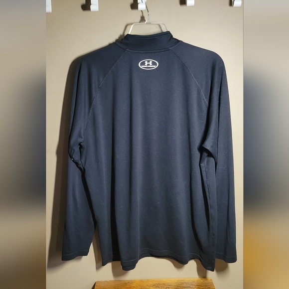Under Armour heat gear large loose fit pull over 1/4 zip black - Picture 4 of 5